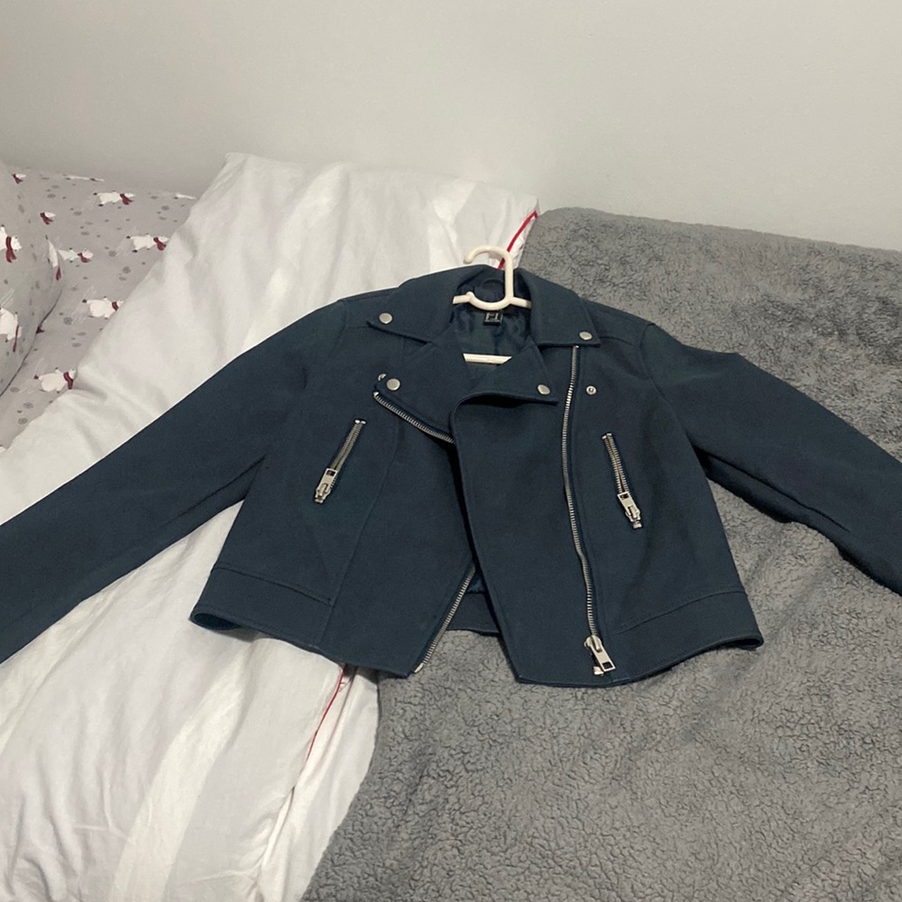 Faux leather jacket